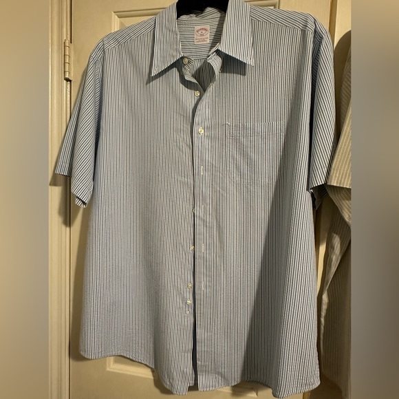 Brooks Brothers The Original Polo Shirt 346 Short Sleeve Button XL- Lot Of 2 - Picture 5 of 10